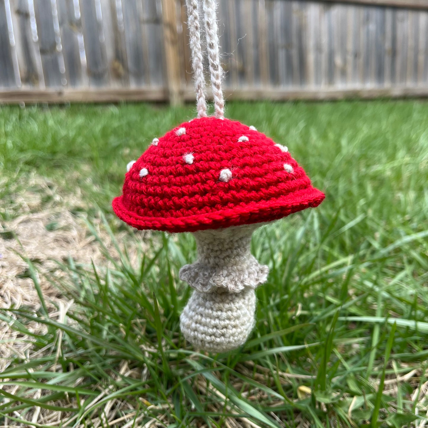 Mushroom Car Charm