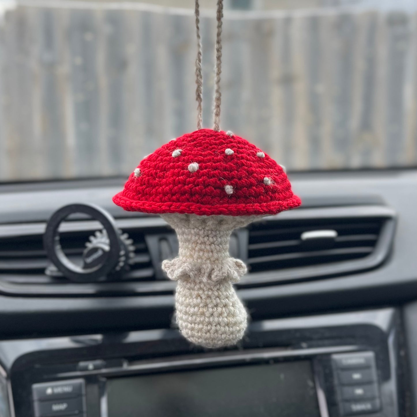 Mushroom Car Charm