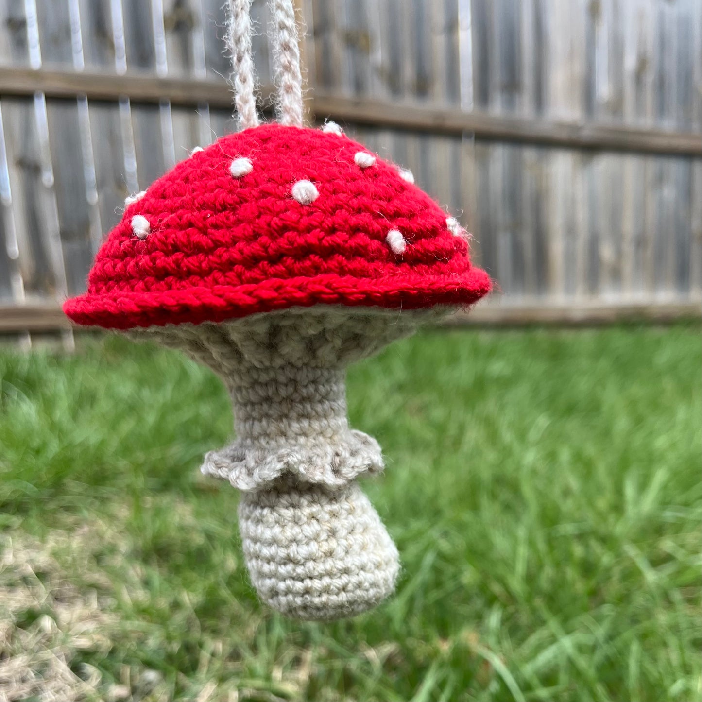 Mushroom Car Charm