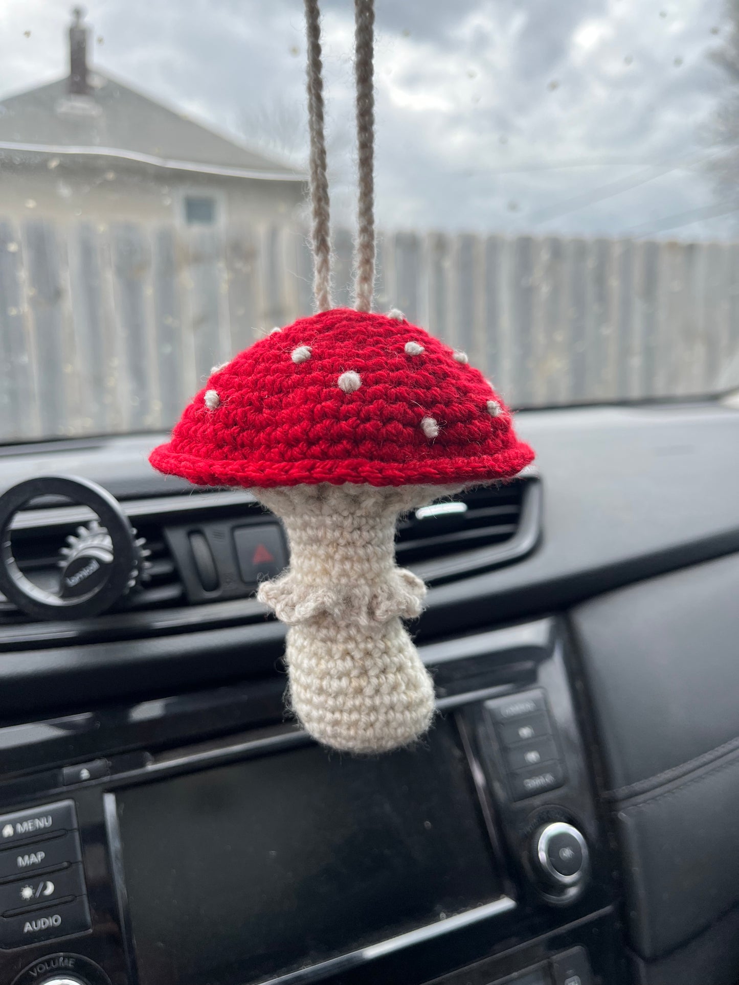 Mushroom Car Charm